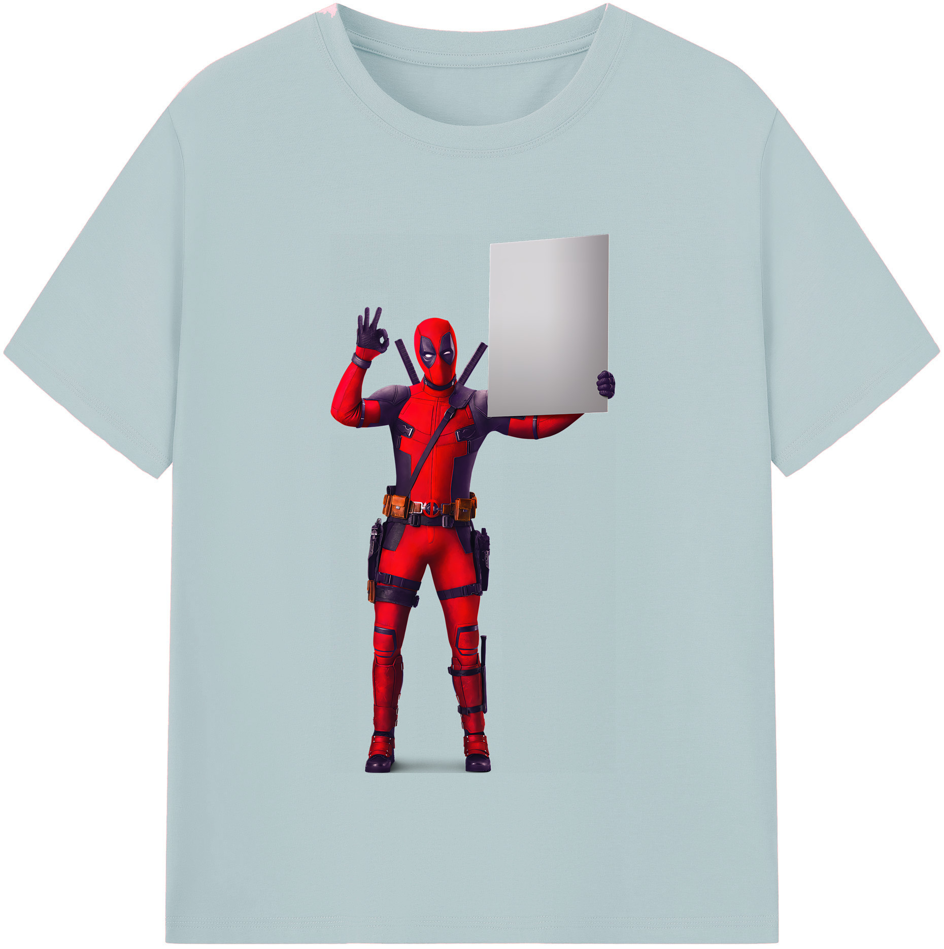 （画像用） Deadpool デッドプール 綿100％半袖Tシャツ（フロントプリント）